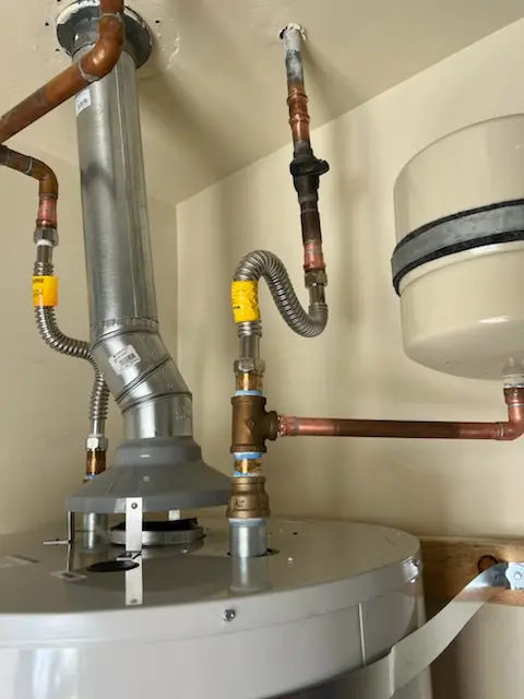 Water heater installation and plumbing repair in Jericho
